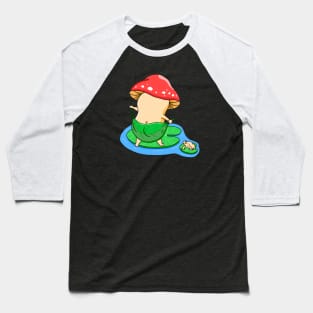 Bath Mushroom Baseball T-Shirt